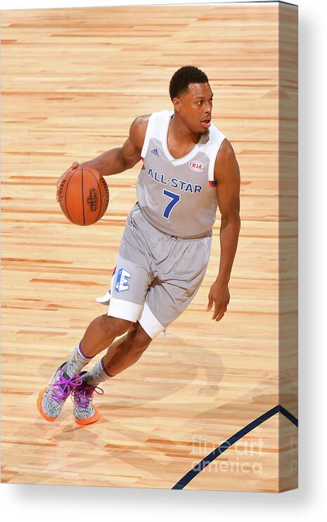 People Canvas Print featuring the photograph Kyle Lowry by Jesse D. Garrabrant