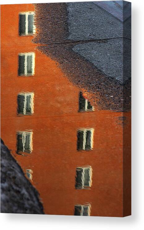 Reflection Canvas Print featuring the photograph Later That Same Day... by Jeff Day