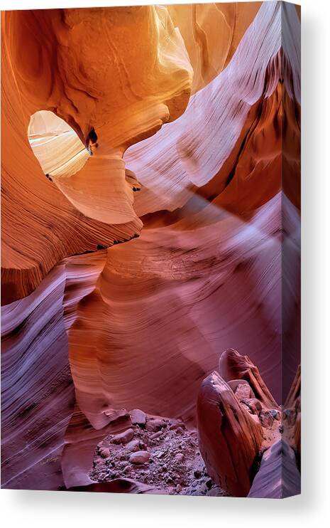 Antelope Canyon Canvas Print featuring the photograph Light It Up by Dan McGeorge