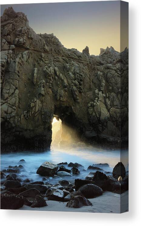 Big Sur Canvas Print featuring the photograph Light of My Life by Laurie Search