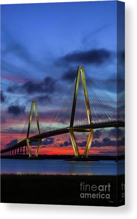 Charleston Canvas Print featuring the photograph Lighting It Up by Jennifer White