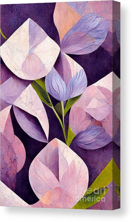 Lilac Canvas Print featuring the digital art Lilac by Sabantha