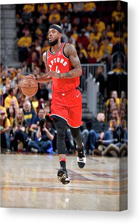 Playoffs Canvas Print featuring the photograph Lorenzo Brown by David Liam Kyle