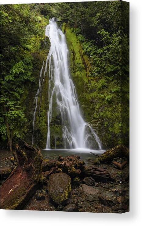 Washington State Canvas Print featuring the photograph Madison Falls by James Marvin Phelps