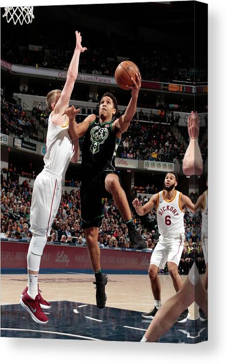 Nba Pro Basketball Canvas Print featuring the photograph Malcolm Brogdon by Ron Hoskins