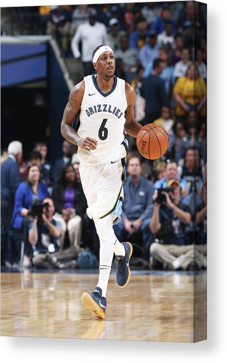 Nba Pro Basketball Canvas Print featuring the photograph Mario Chalmers by Joe Murphy