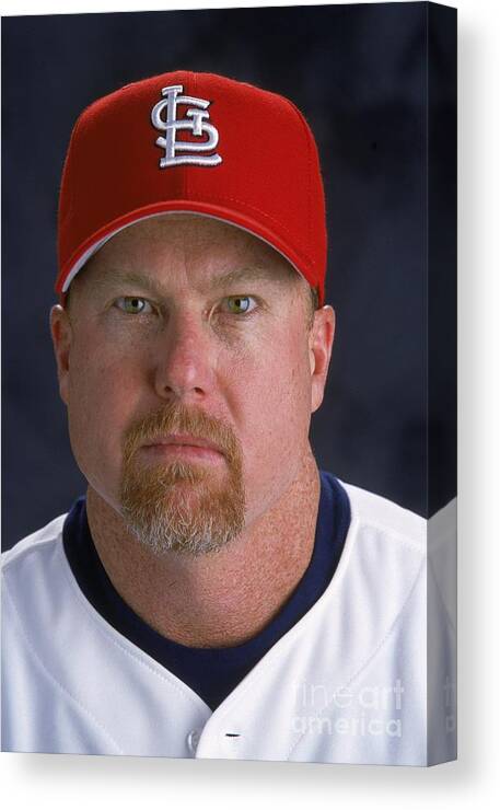 St. Louis Cardinals Canvas Print featuring the photograph Mark Rogers by Andy Lyons