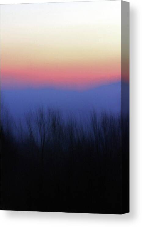 Sunset Canvas Print featuring the photograph Massanutten Sunset by Carolyn Stagger Cokley