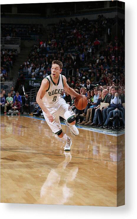 Matthew Dellavedova Canvas Print featuring the photograph Matthew Dellavedova by Gary Dineen