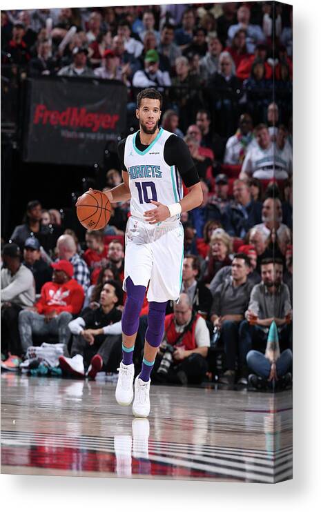 Nba Pro Basketball Canvas Print featuring the photograph Michael Carter-williams by Sam Forencich