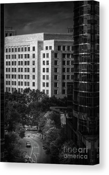 1101 Juniper Canvas Print featuring the photograph Midtown From Park Central by Doug Sturgess