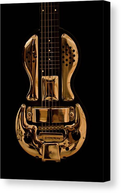 Guitar Canvas Print featuring the photograph Mirror, mirror by Carmen Kern