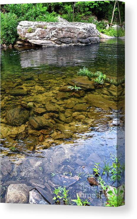 Tennessee Canvas Print featuring the photograph Morning Reflections 2 by Phil Perkins
