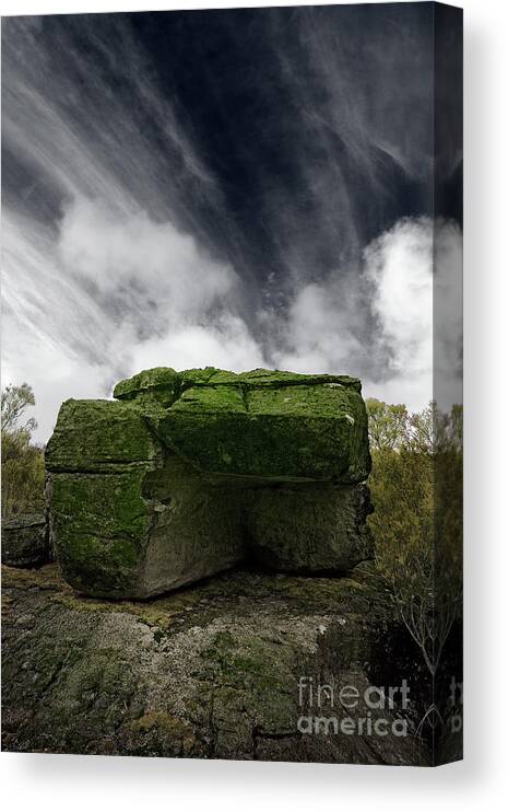 Grampians Canvas Print featuring the photograph Mossy by Russell Brown