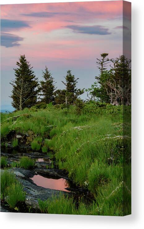 Blue Ridge Mountains Canvas Print featuring the photograph Mountain Top Sunrise by Melissa Southern