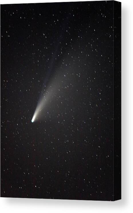 Neowise Canvas Print featuring the photograph Neowise-1 by Jean Clark