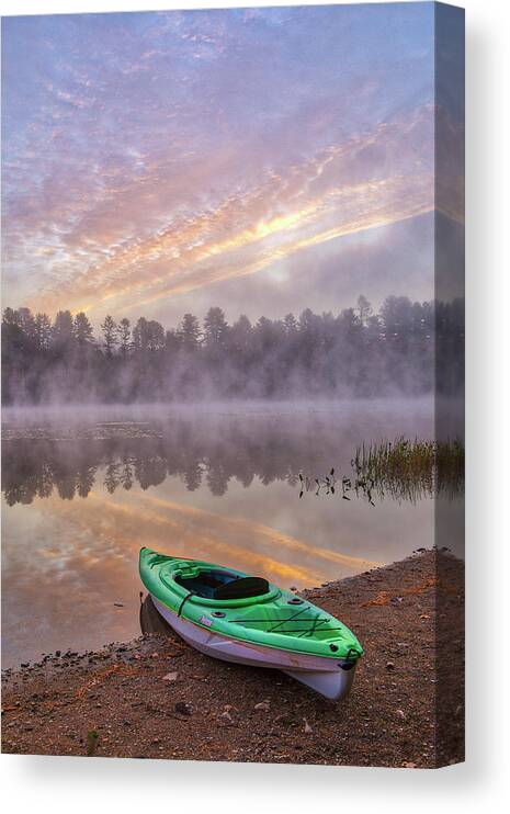 Hopkinton Lake Canvas Print featuring the photograph New Hampshire Outdoors by Juergen Roth