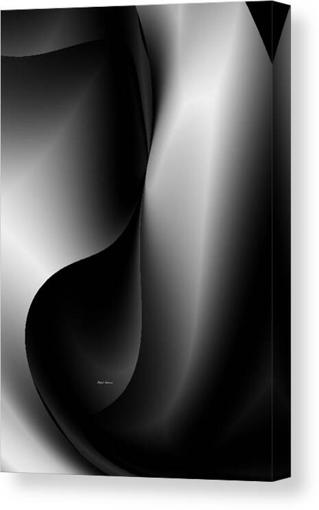 Abstract Canvas Print featuring the painting Night Twist by Rafael Salazar