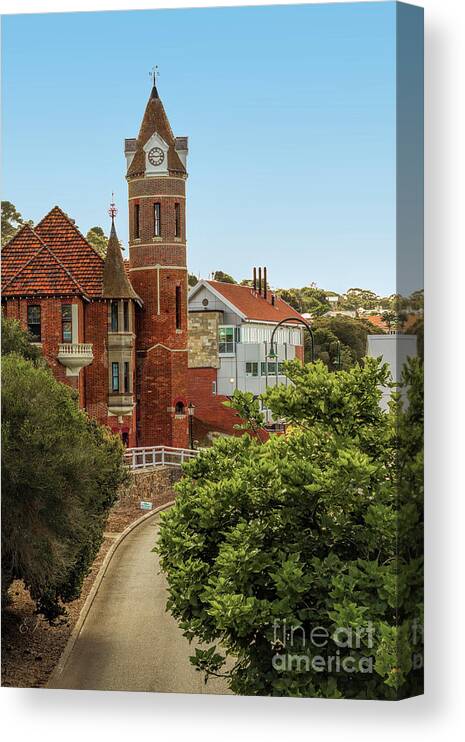 Albany Canvas Print featuring the photograph Old Post Office, Albany, Western Australia #2 by Elaine Teague