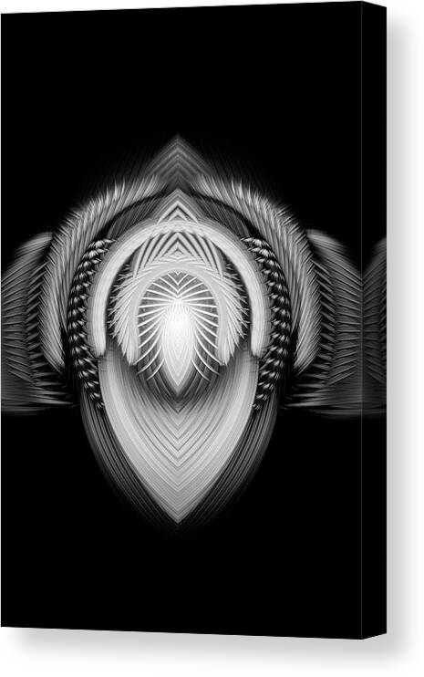 Abstract Canvas Print featuring the photograph Pixel Trinity 176 by Philippe Sainte-Laudy