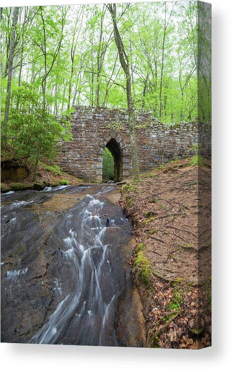 Bridge Canvas Print featuring the photograph Poinsett Bridge 4 by Cindy Robinson