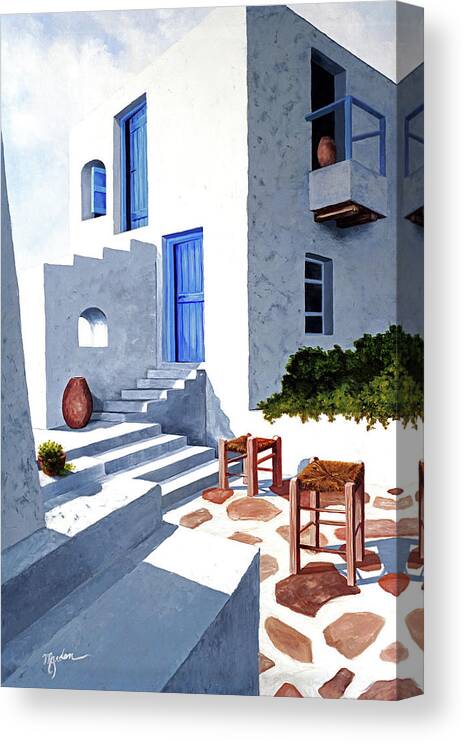 Wall Art Home Decor Traditional Cycladic Art Print / Canvas Print Poster 