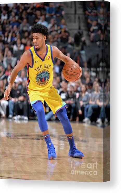 Sports Ball Canvas Print featuring the photograph Quinn Cook by Mark Sobhani