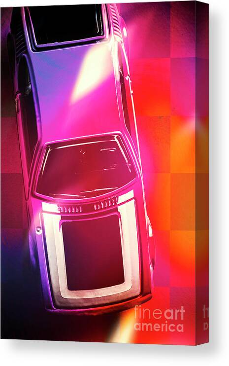 Race Canvas Print featuring the photograph Rainbow road by Jorgo Photography