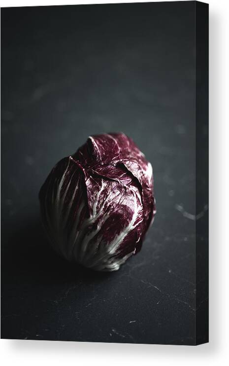 Purple Canvas Print featuring the photograph Red Cabbage by Carlina Teteris