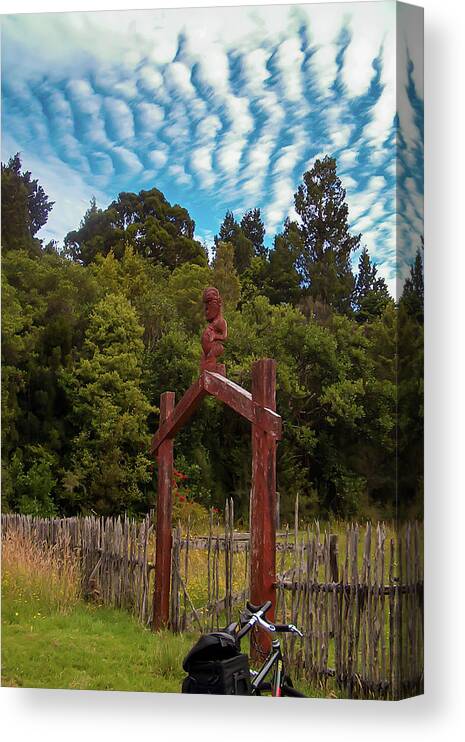 Maori Canvas Print featuring the photograph Rest in Peace by Leslie Struxness