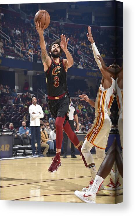 Ricky Rubio Canvas Print featuring the photograph Ricky Rubio by David Liam Kyle