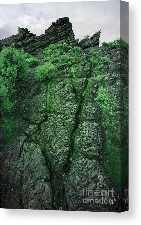 Rock Canvas Print featuring the photograph Rise by Russell Brown