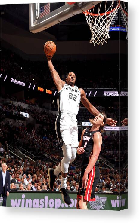 Nba Pro Basketball Canvas Print featuring the photograph Rudy Gay by Bill Baptist