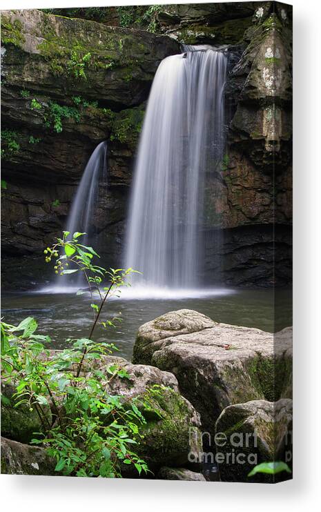 Savage Falls Canvas Print featuring the photograph Savage Falls 2 by Phil Perkins