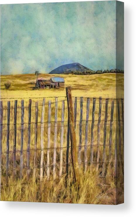 House Canvas Print featuring the painting Scene from Time Passed by Jeffrey Kolker