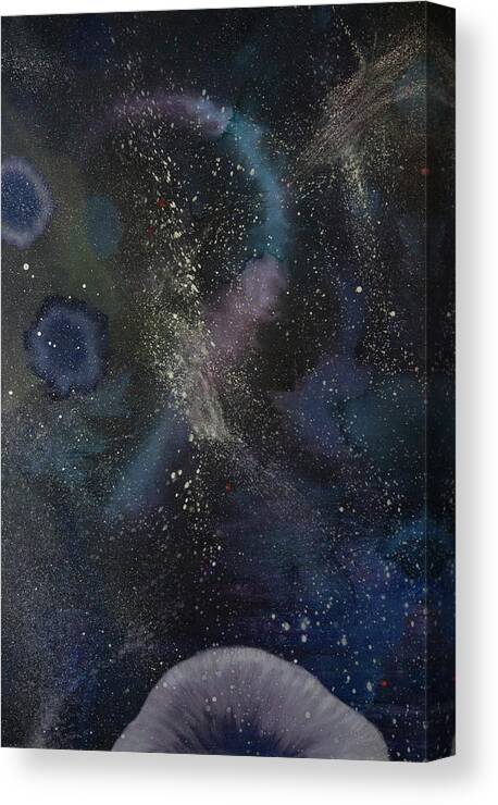 Deep Ocean Canvas Print featuring the painting Sea Space by Whitney Palmer