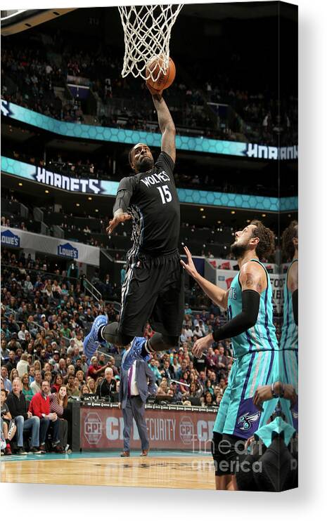 Shabazz Muhammad Canvas Print featuring the photograph Shabazz Muhammad by Kent Smith