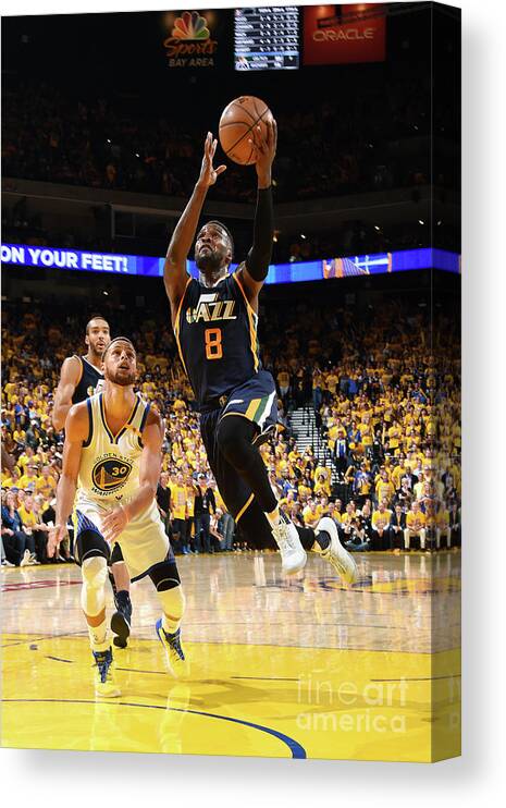 Playoffs Canvas Print featuring the photograph Shelvin Mack by Andrew D. Bernstein