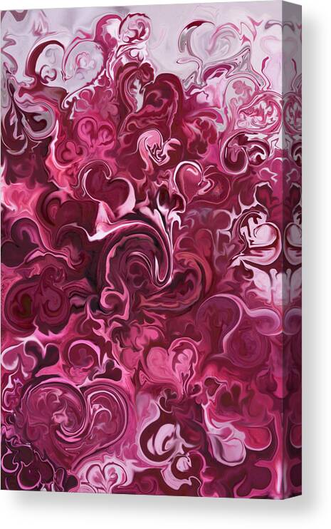Hearts Canvas Print featuring the photograph Smoking Hearts by Sally Bauer