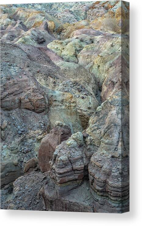 Desert Canvas Print featuring the photograph Soft Colors in a Hard Landscape 1 by Alexander Kunz
