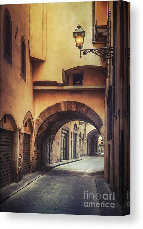 Kremsdorf Canvas Print featuring the photograph Streets Of Gold by Evelina Kremsdorf