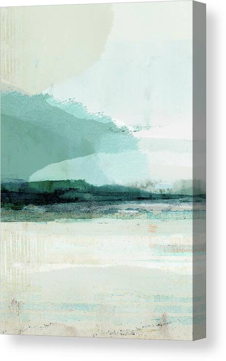Abstract Canvas Print featuring the painting Summer Rain III by Flora Kouta