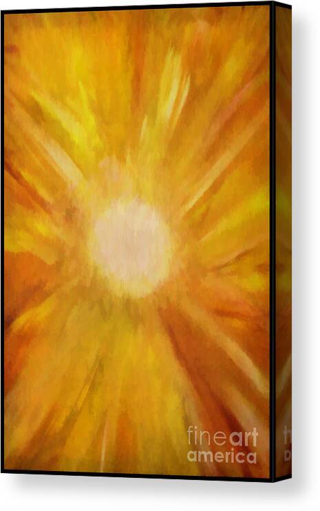 Sun Canvas Print featuring the photograph Sunburst by Roberta Byram