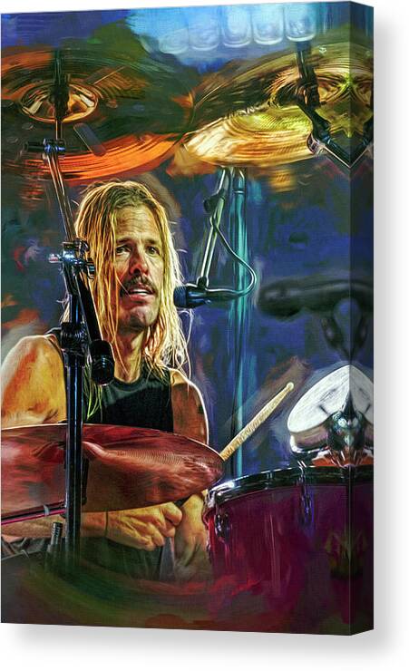 Dave Grohl Foo Fighters Iconic Celebrities Abstract Canvas Print Various Sizes 