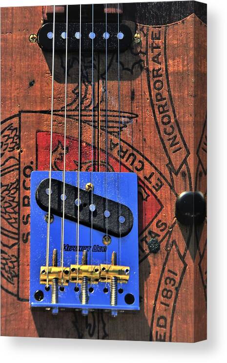 Guitar Canvas Print featuring the photograph Tele by Jason Wicks
