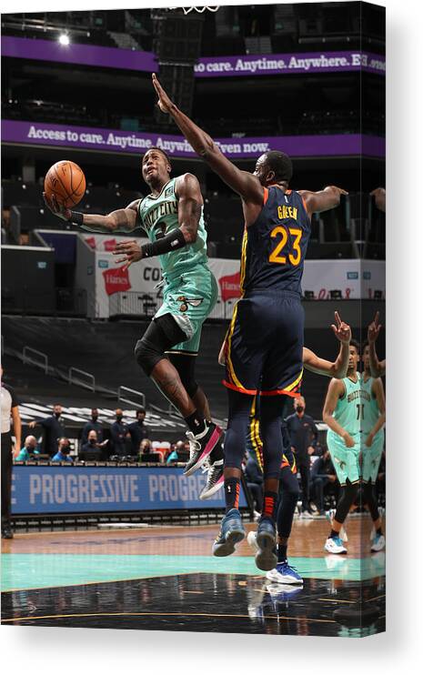 Terry Rozier Canvas Print featuring the photograph Terry Rozier by Kent Smith