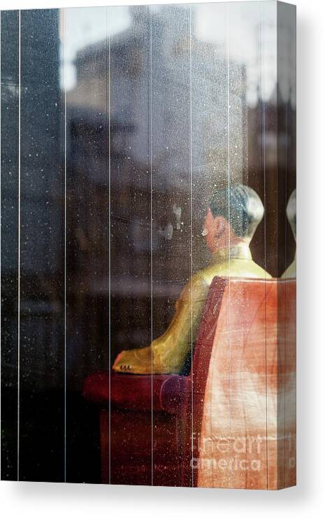 Mao Canvas Print featuring the photograph The Chairman Dreams of Change by Dean Harte