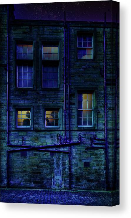Pipes Canvas Print featuring the photograph The conspiracy of plumbers by Micah Offman