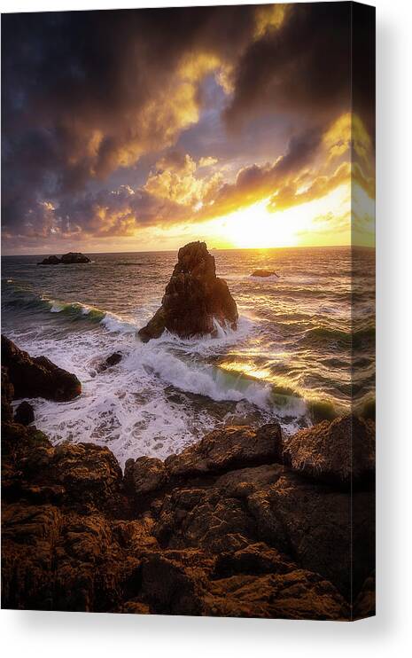  Canvas Print featuring the photograph The Storm by Louis Raphael