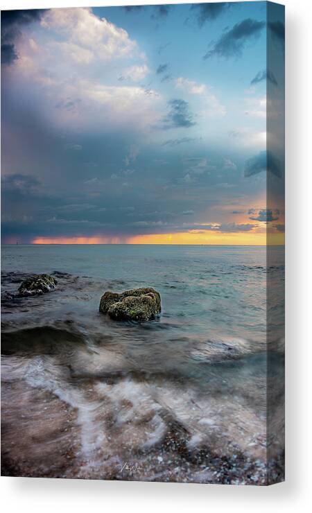Storm Canvas Print featuring the photograph The Storm by Vicki Walsh